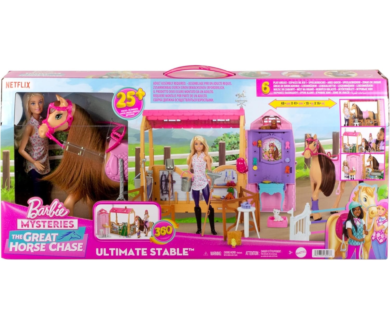 Mattel HXJ44 Barbie Zestaw Stadnina Marzeń — zdjęcie 4