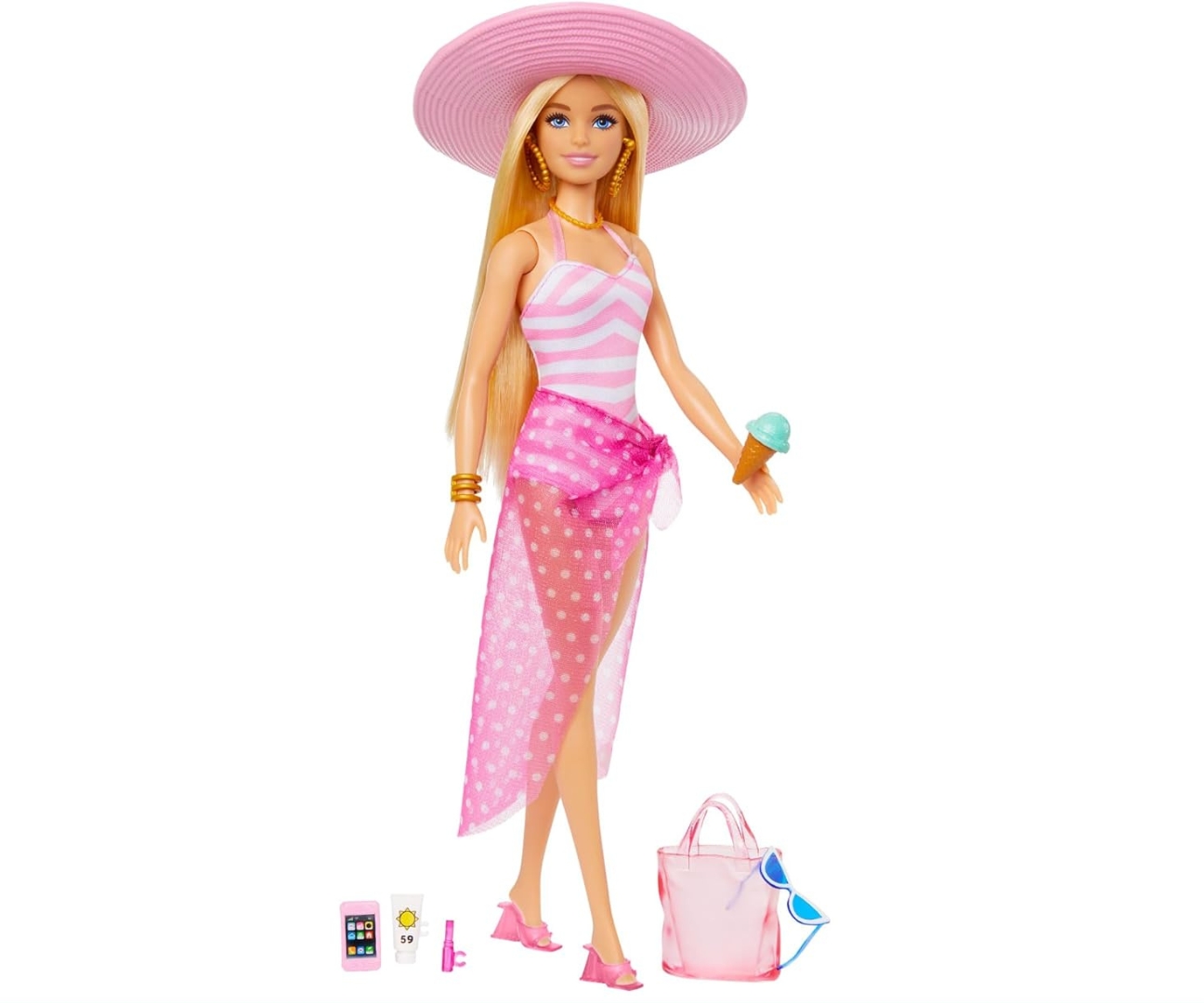 Mattel HPL73 Barbie Lalka - Dzień na Plaży — zdjęcie 4