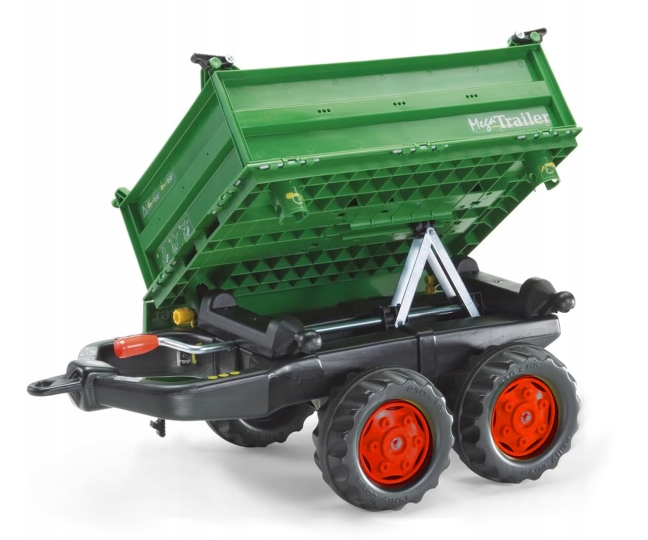 Rolly Toys 122202 Przyczepa Rolly - Mega Trailer Ciemno Zielona Koła 2-osie — zdjęcie 3