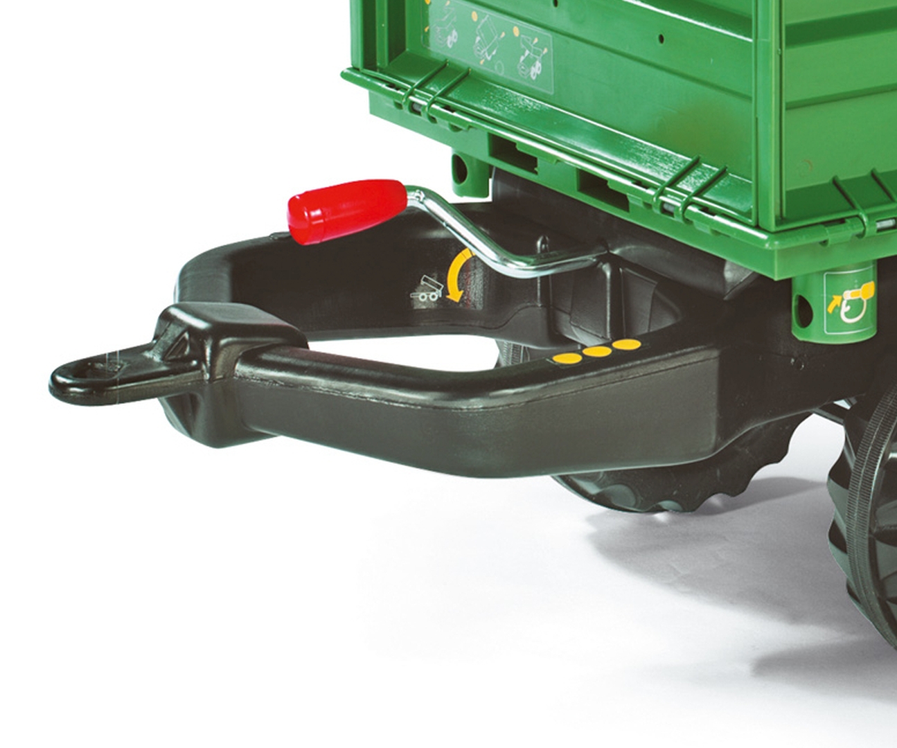 Rolly Toys 122202 Przyczepa Rolly - Mega Trailer Ciemno Zielona Koła 2-osie — zdjęcie 4