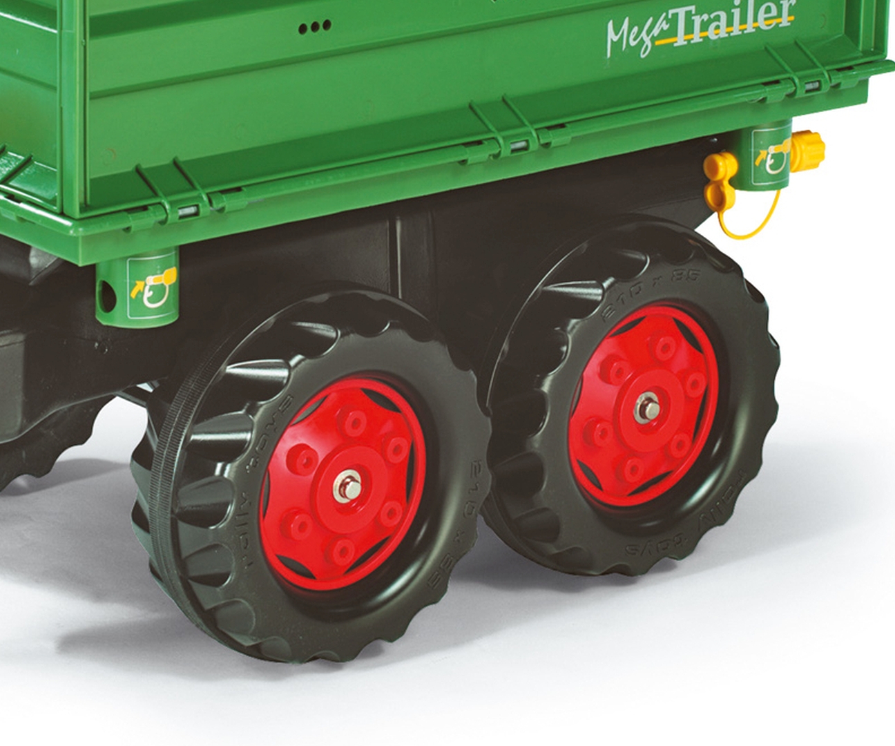 Rolly Toys 122202 Przyczepa Rolly - Mega Trailer Ciemno Zielona Koła 2-osie — zdjęcie 5