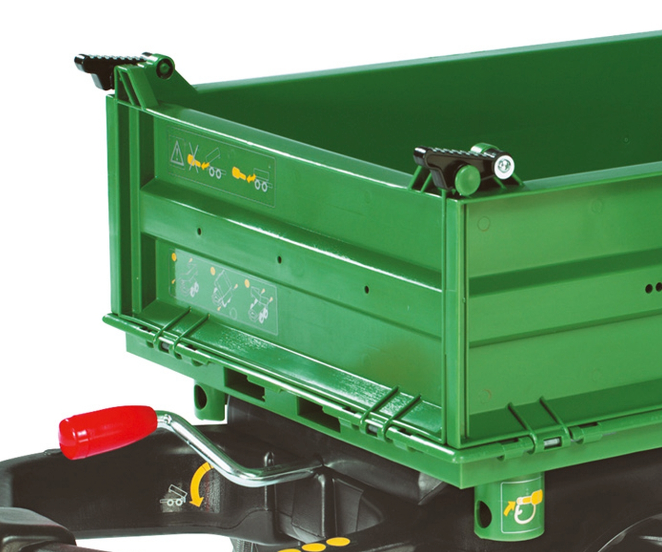 Rolly Toys 122202 Przyczepa Rolly - Mega Trailer Ciemno Zielona Koła 2-osie — zdjęcie 6