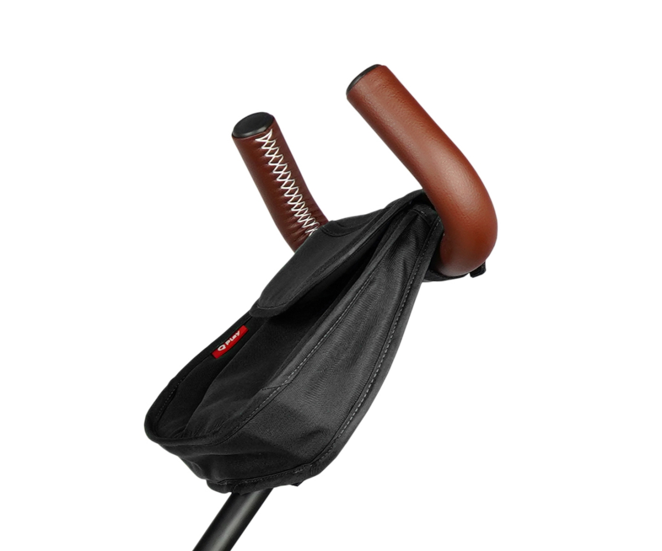 Qplay Rowerek Trójkołowy Rito Deluxe Rubber Black — zdjęcie 11