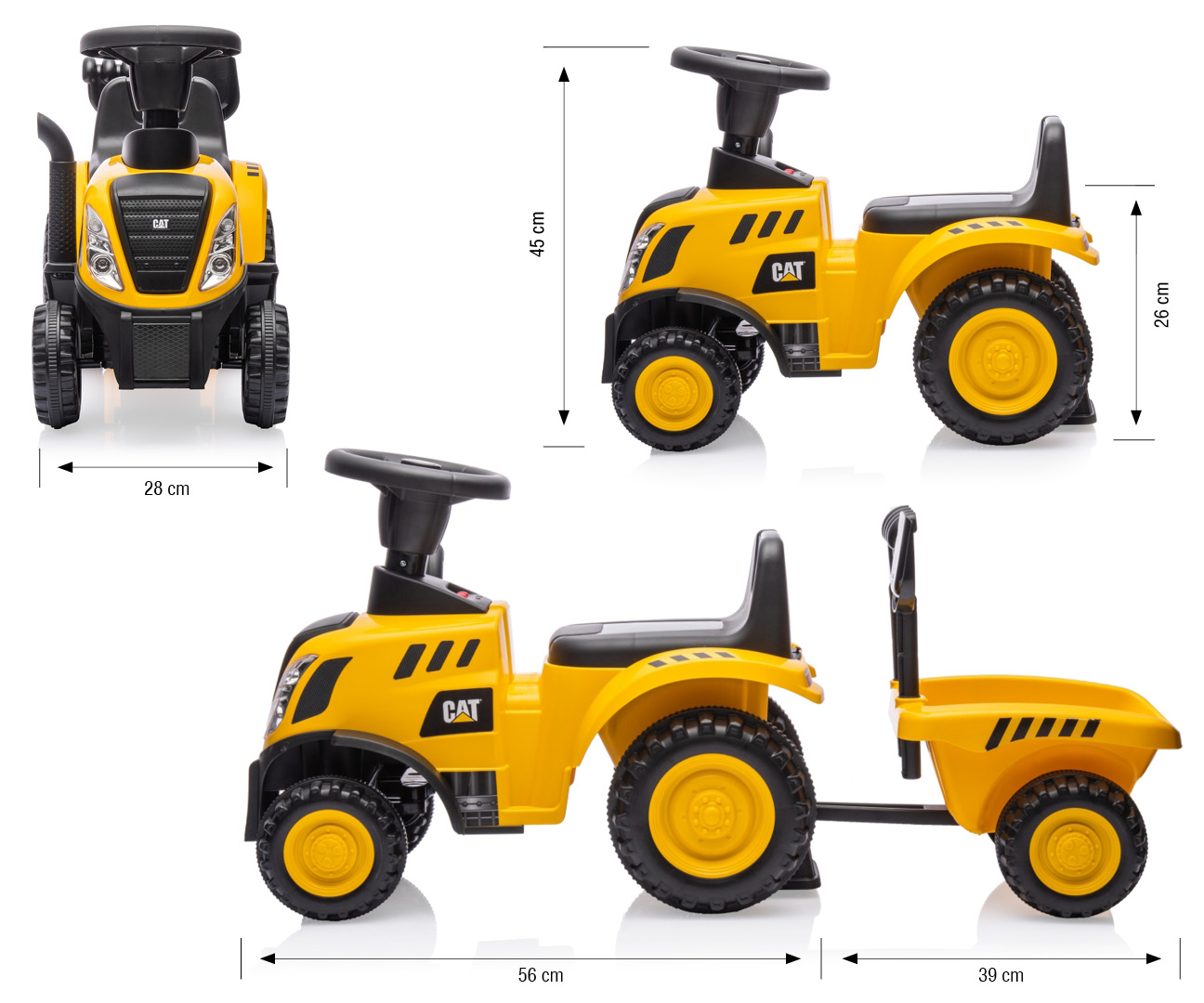 Milly Mally Pojazd CAT Tractor — zdjęcie 14
