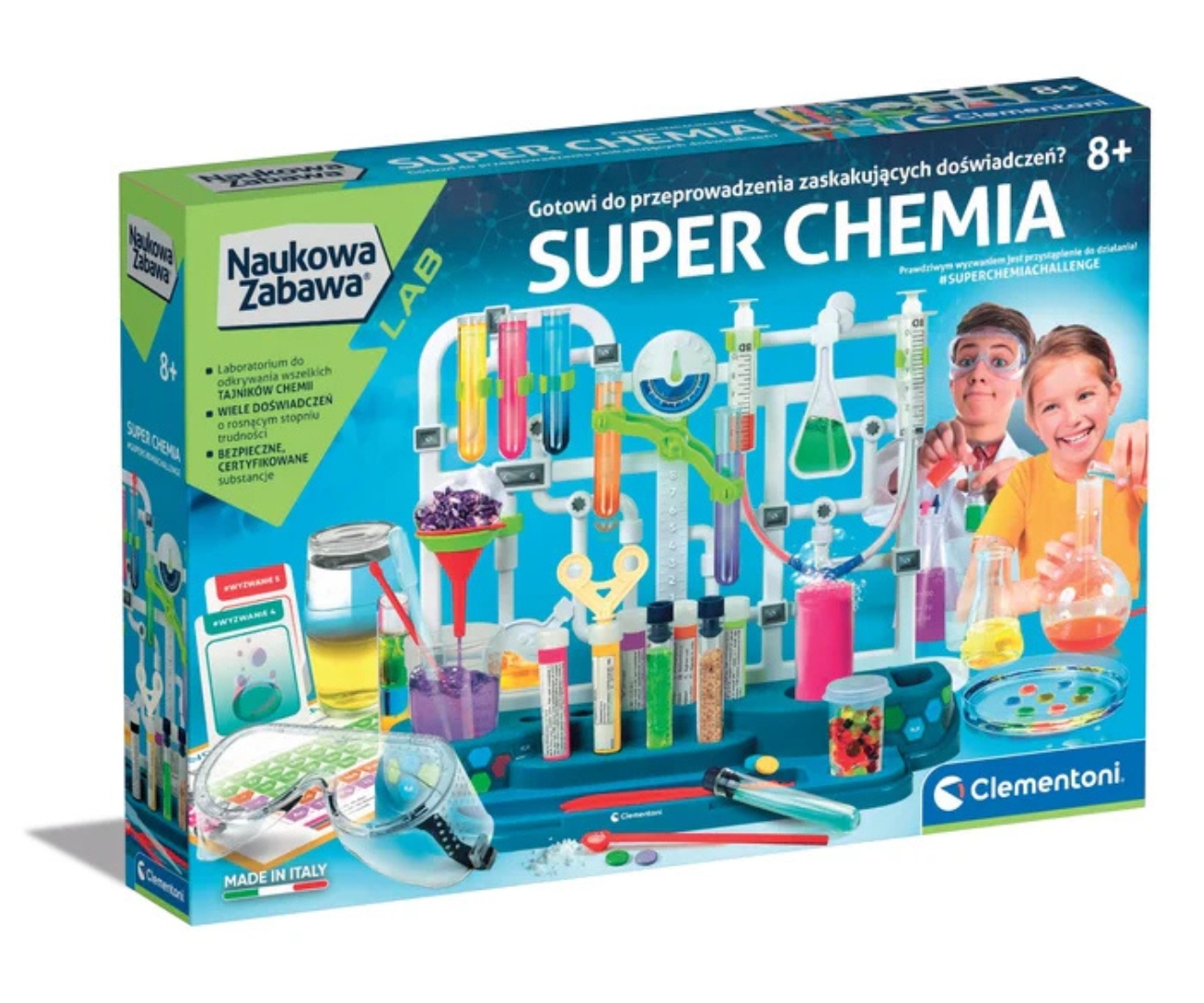 Clementoni Naukowa Zabawa Lab 50805 Super Chemia