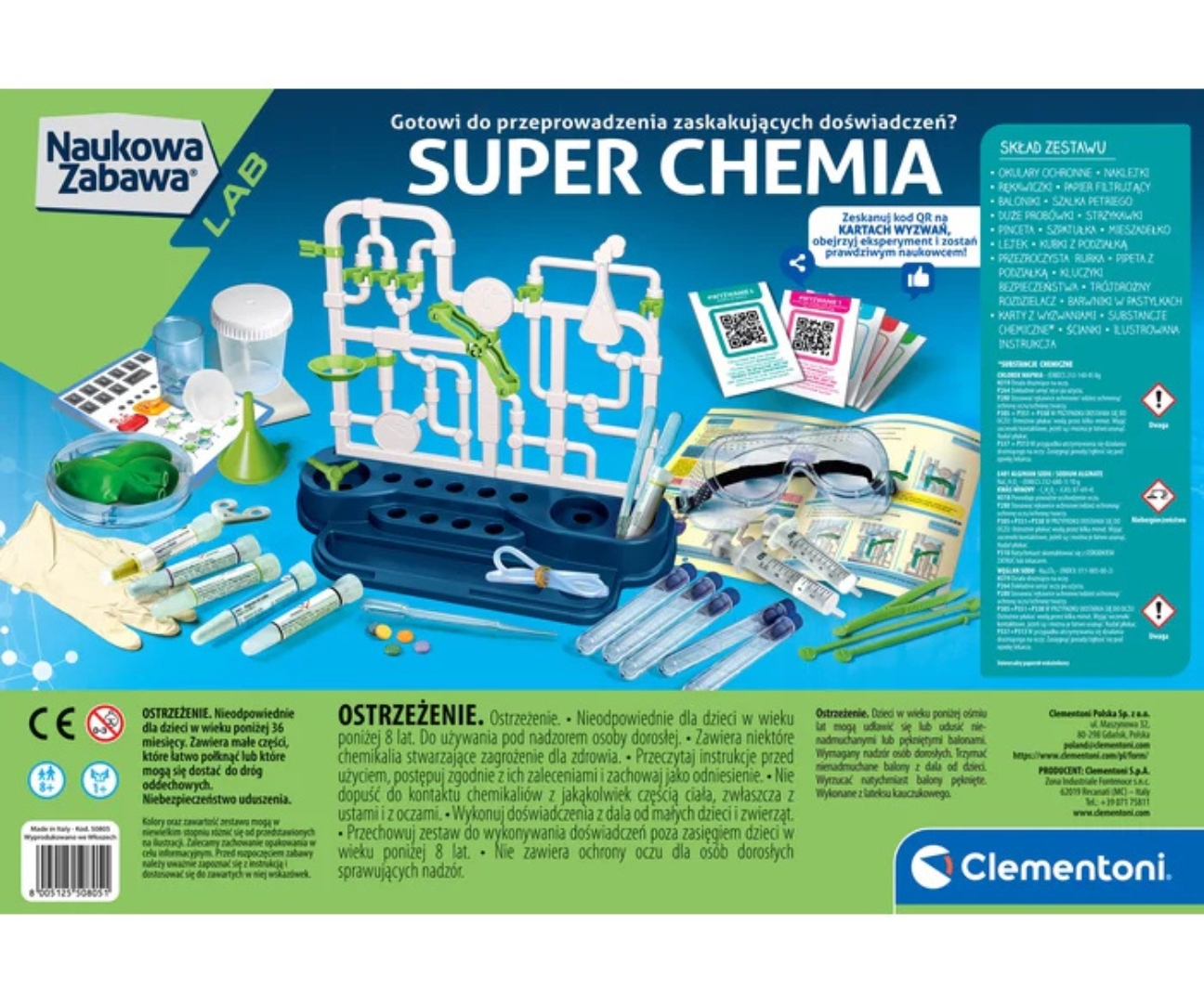 Clementoni Naukowa Zabawa Lab 50805 Super Chemia — zdjęcie 2