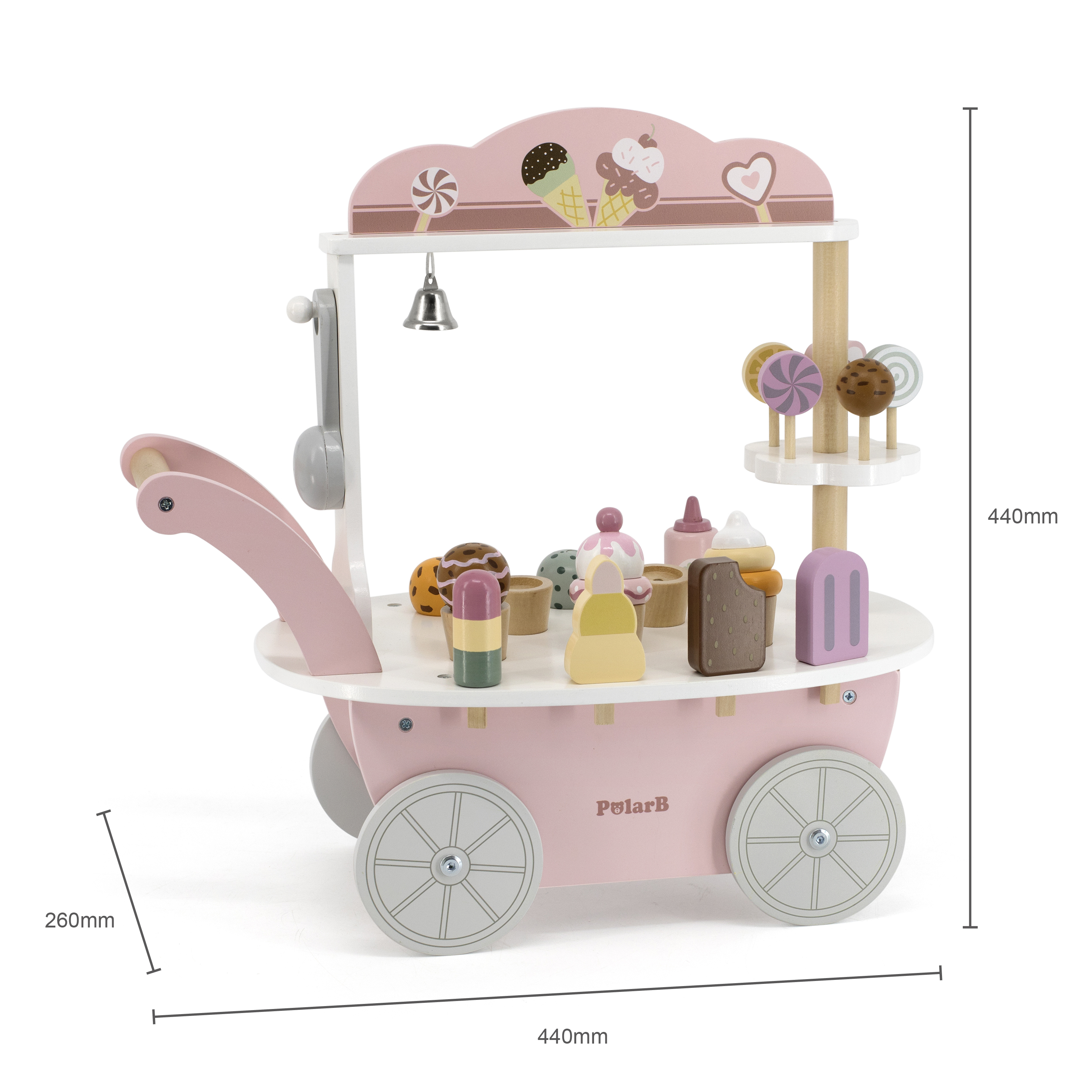 Viga 44054 Wózek - Mini Lodziarnia — zdjęcie 4