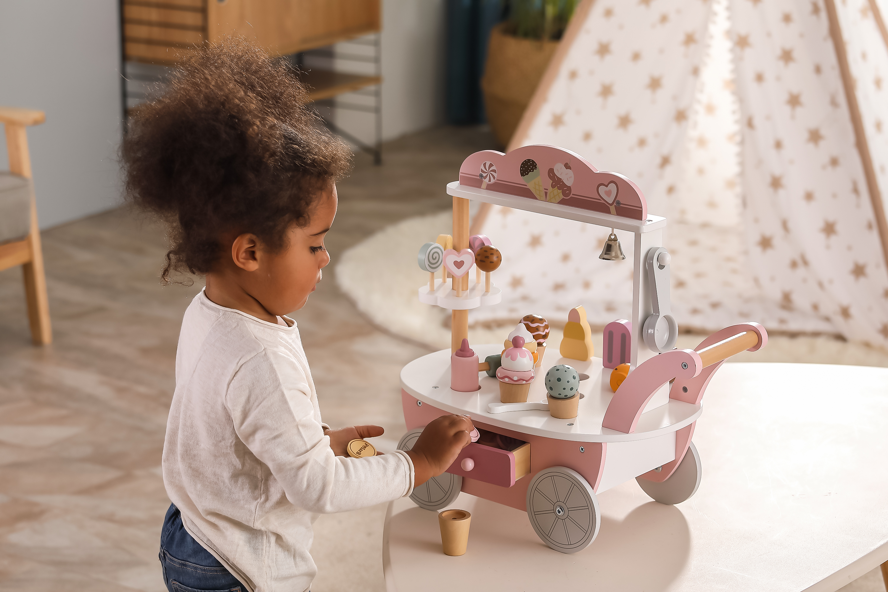 Viga 44054 Wózek - Mini Lodziarnia — zdjęcie 7