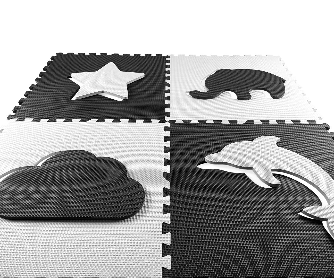 Milly Mally Mata piankowa puzzle Jolly 2x2 - Grey — zdjęcie 4