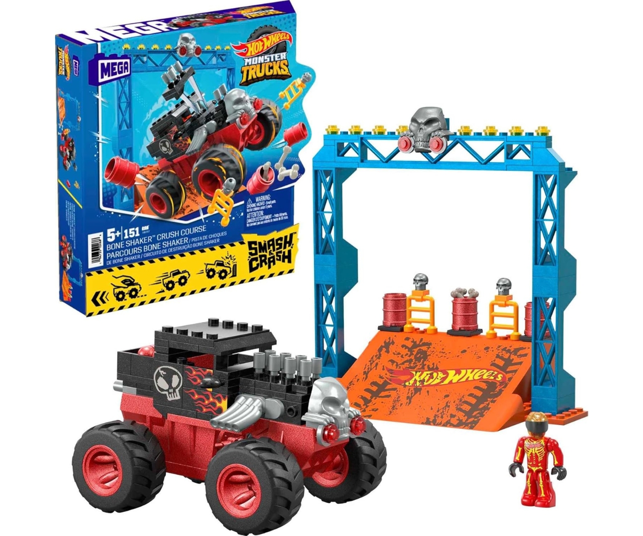 Hot Wheels HKF87 Monster Trucks Bone Shaker — zdjęcie 2