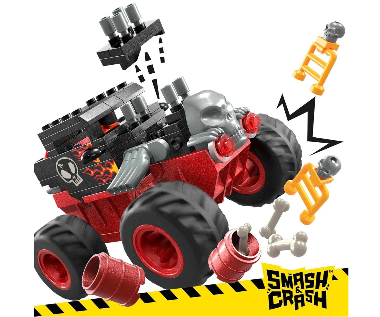 Hot Wheels HKF87 Monster Trucks Bone Shaker — zdjęcie 3