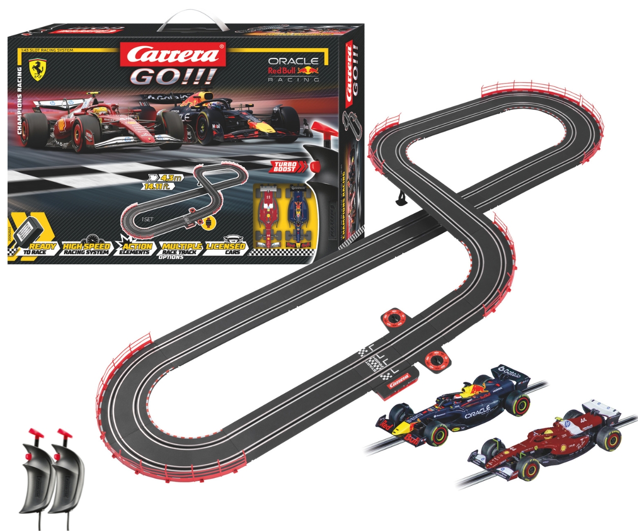 Carrera Go 20062603 Champion's Racing 4,3m