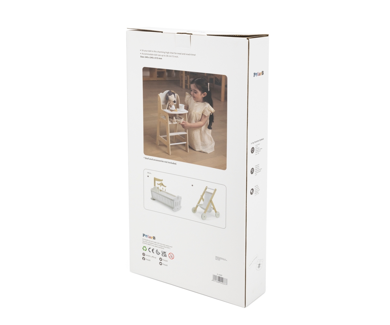 Viga 44237 PolarB Drewniane Krzesełko dla lalek — zdjęcie 10