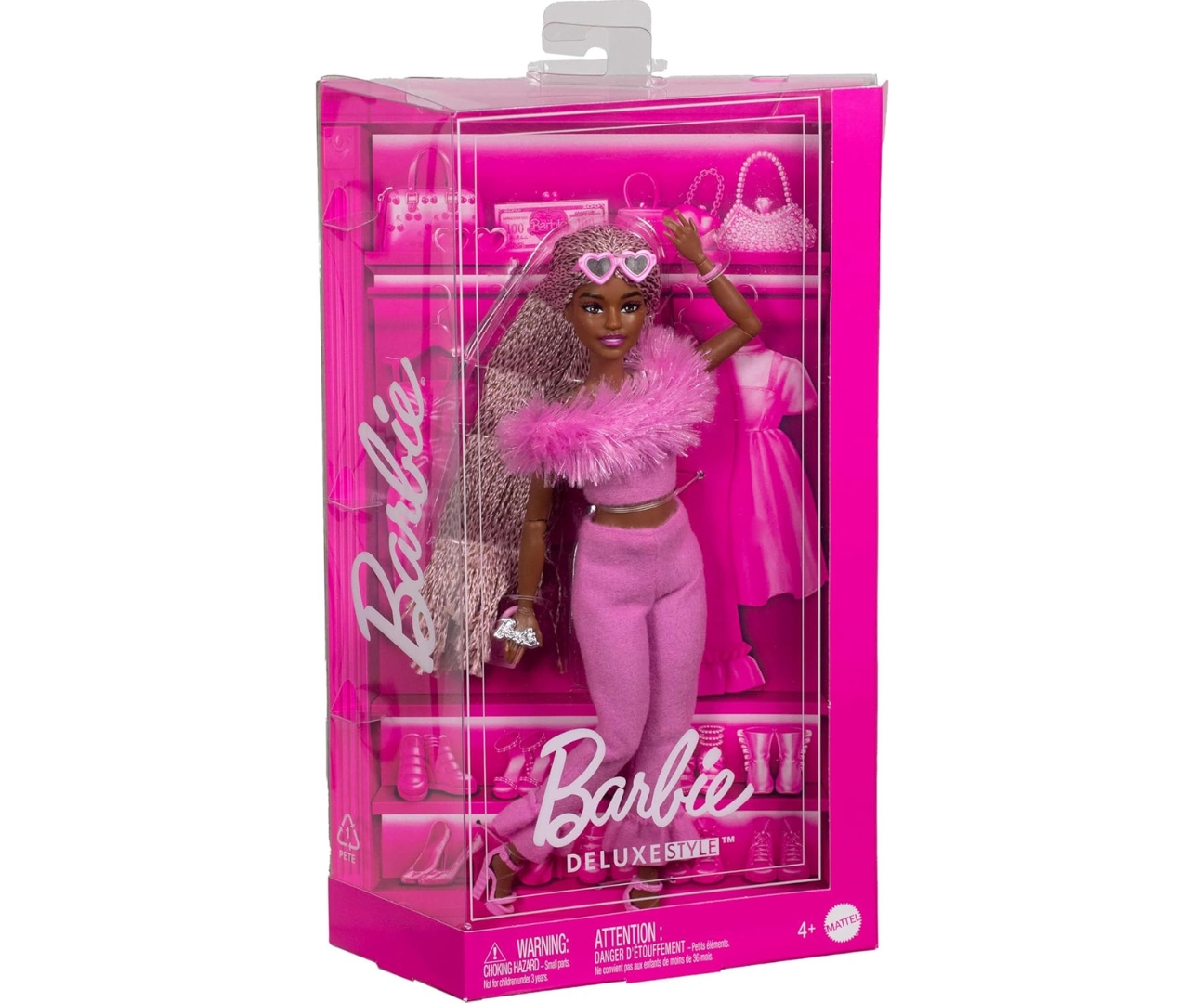 Mattel HYV28 Barbie Deluxe Style Różowa Lalka Modowa w Stylu Barbiecore — zdjęcie 5