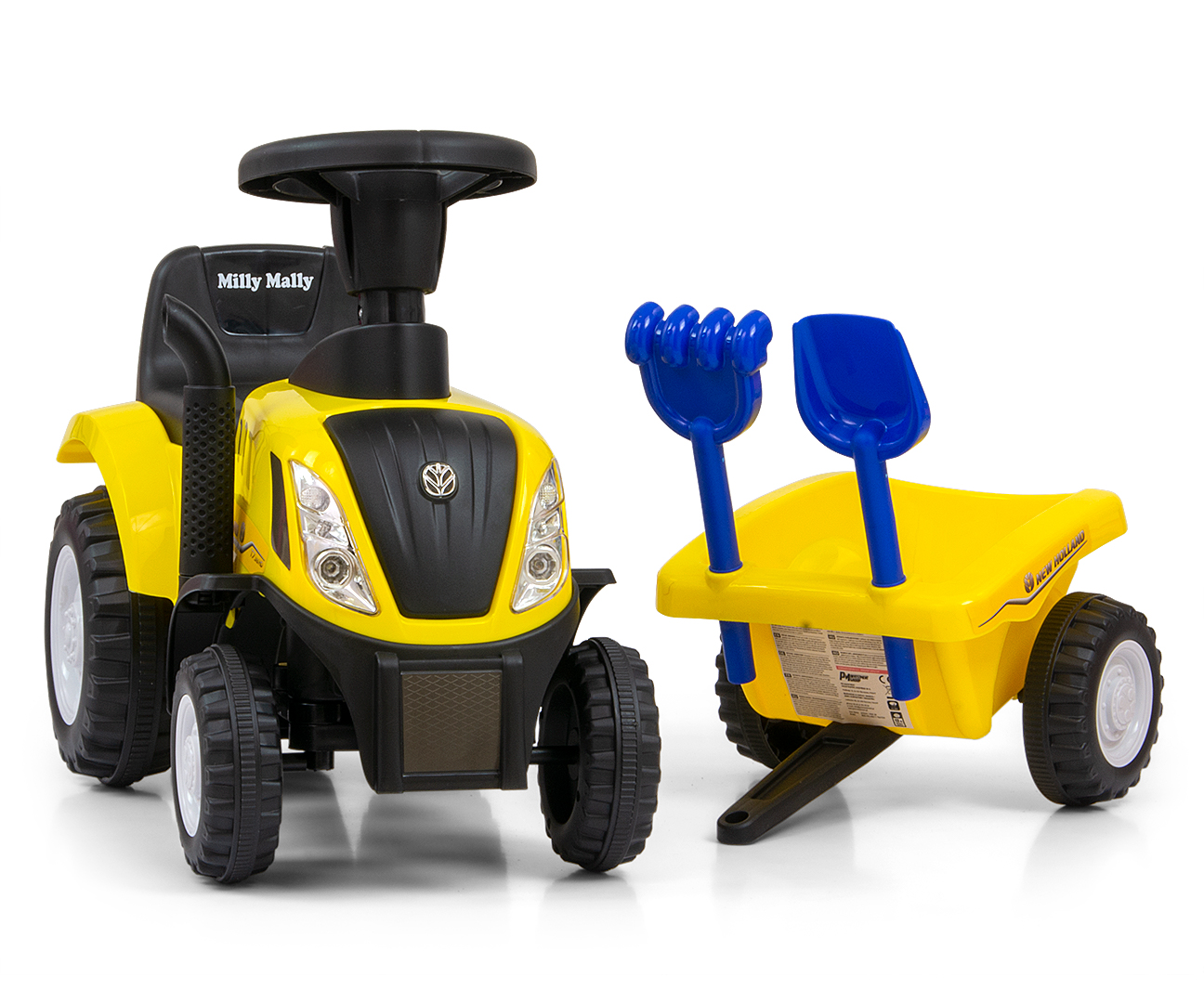 Milly Mally Pojazd NEW HOLLAND T7 TRAKTOR Yellow — zdjęcie 4