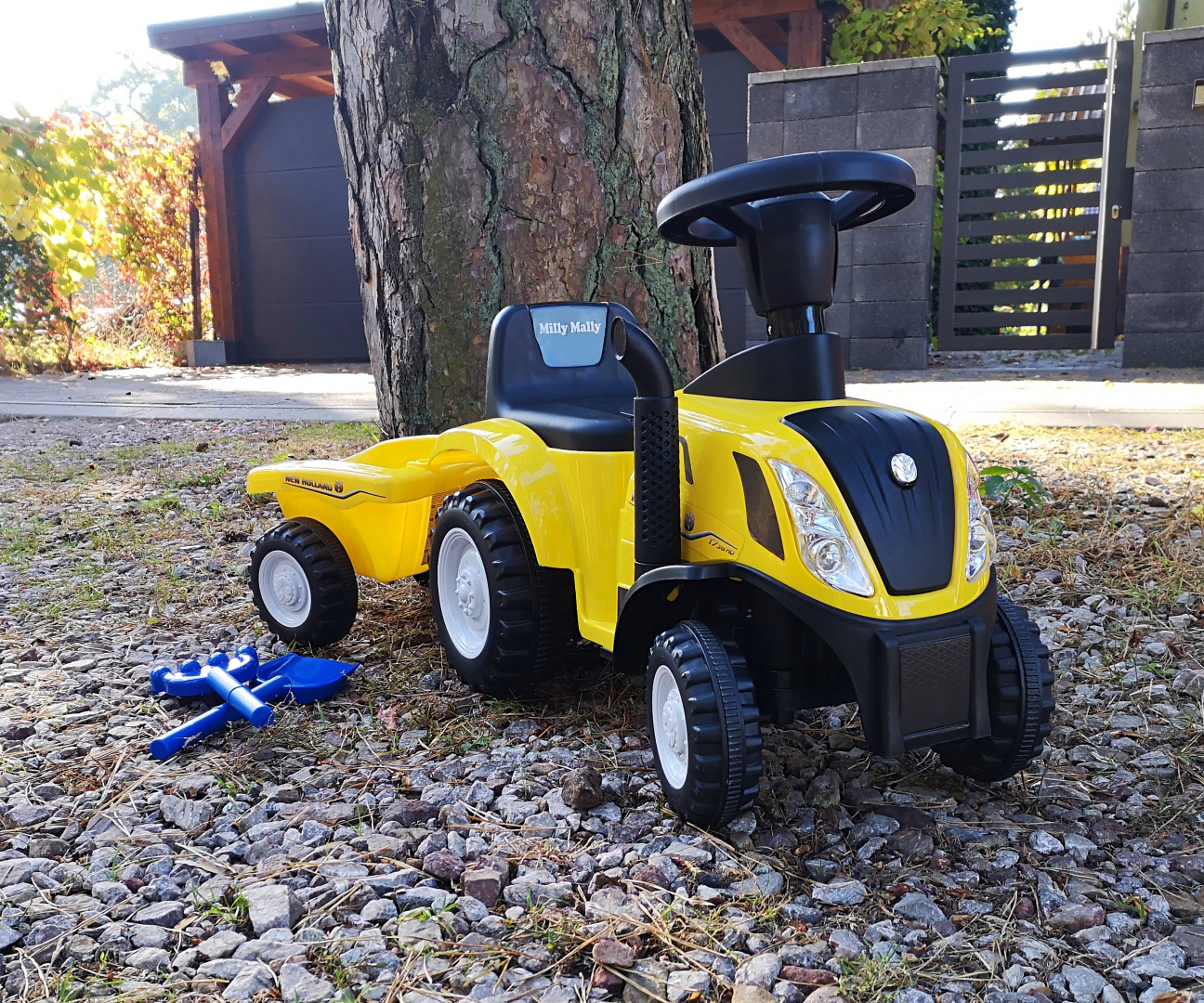 Milly Mally Pojazd NEW HOLLAND T7 TRAKTOR Yellow — zdjęcie 10