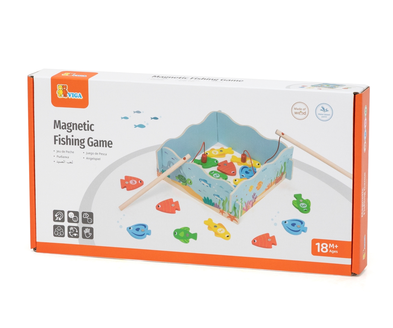 Viga 44843 Gra Magnetyczna Łowienie Rybek z Liczbami — zdjęcie 10