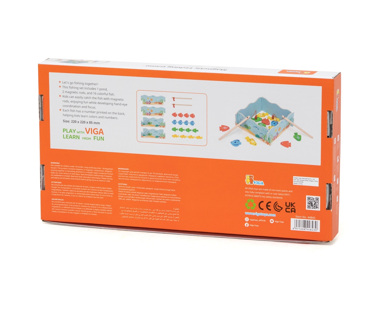 Viga 44843 Gra Magnetyczna Łowienie Rybek z Liczbami — zdjęcie 11