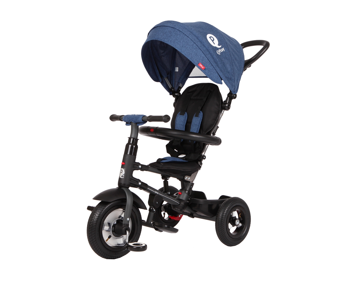 Qplay Kolmerattaline ratas Rito Air Blue