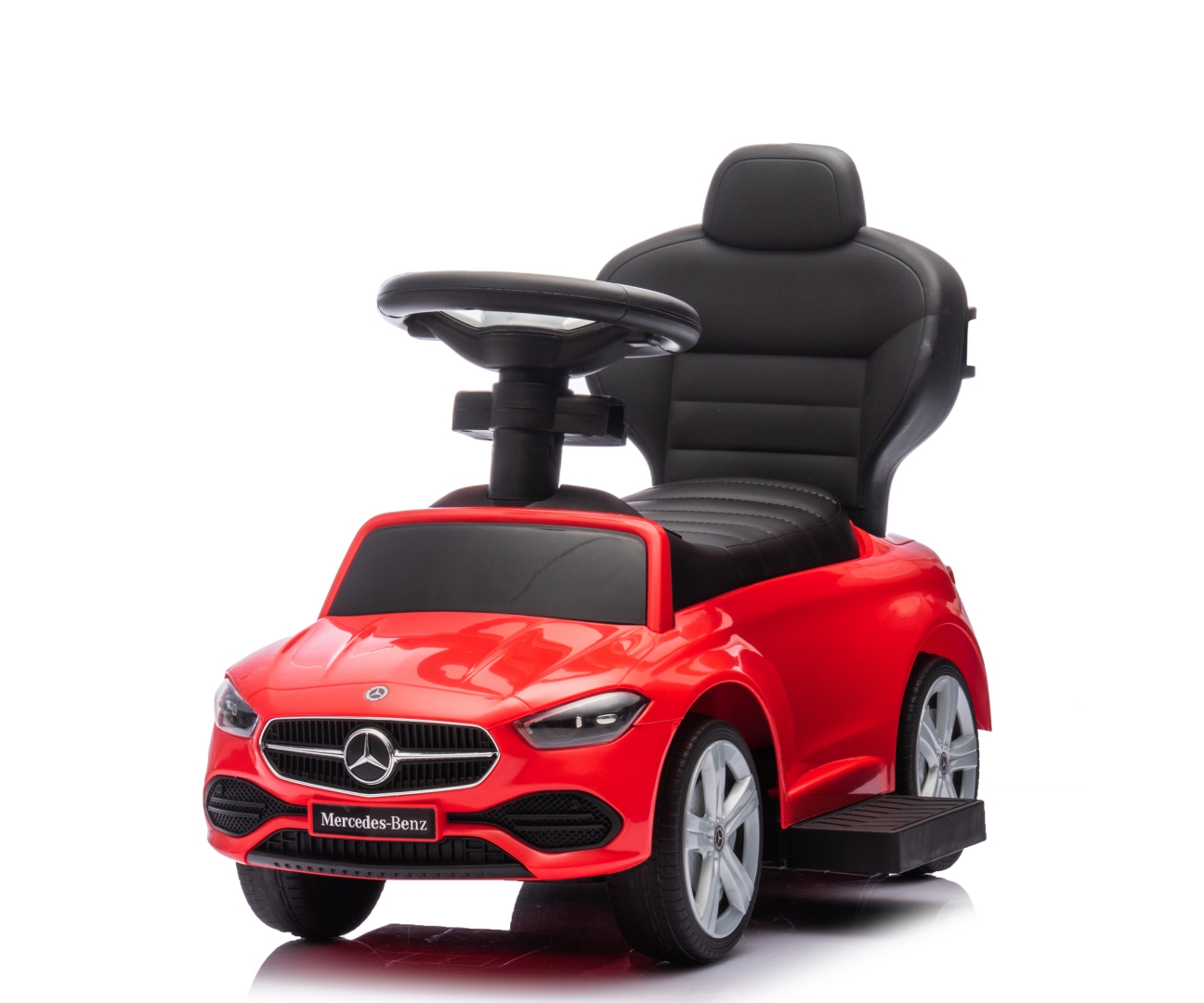 Milly Mally Pojazd z rączką MERCEDES C-Class Red — zdjęcie 3