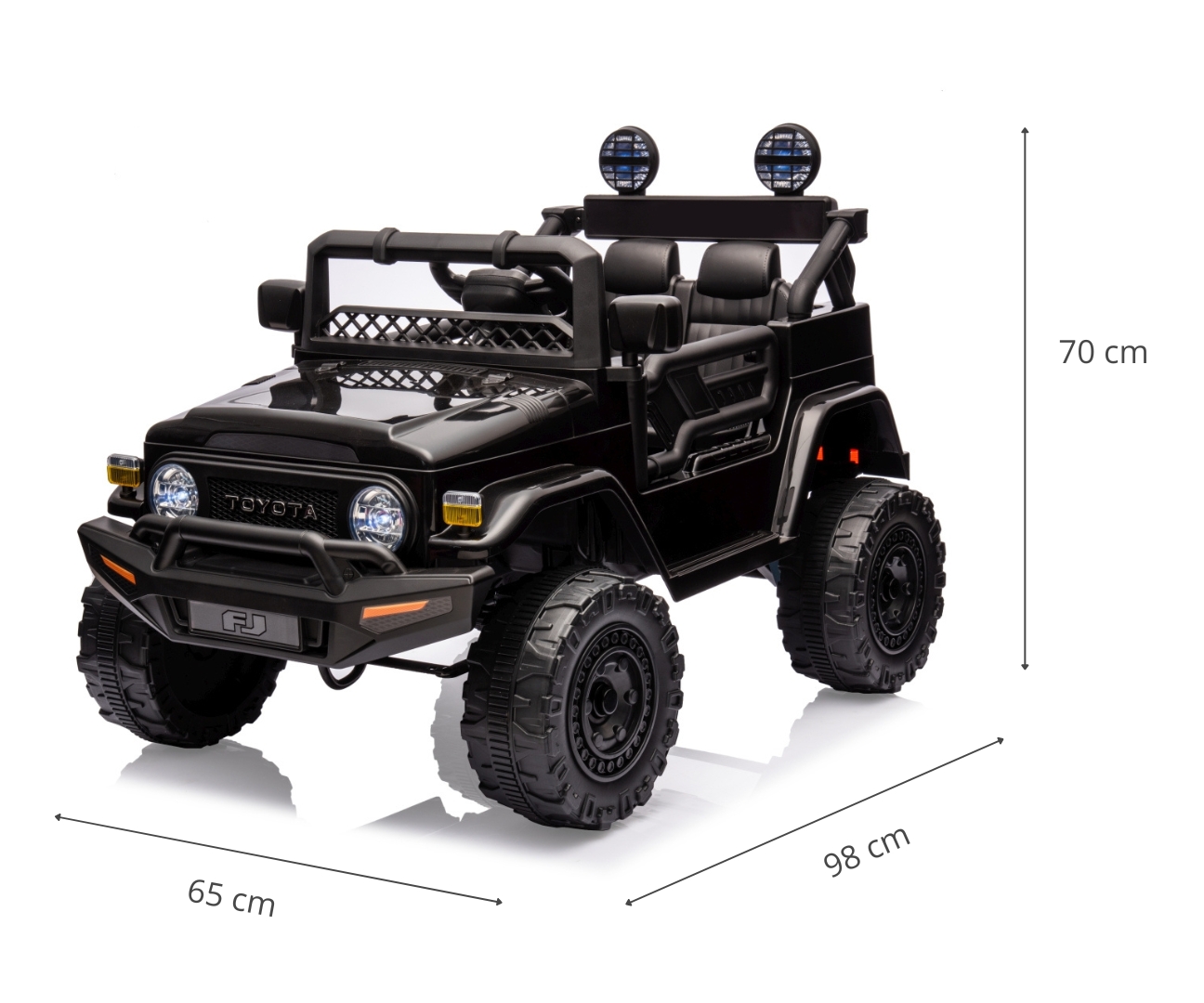 Milly Mally Pojazd na akumulator Toyota FJ Cruiser Black — zdjęcie 19