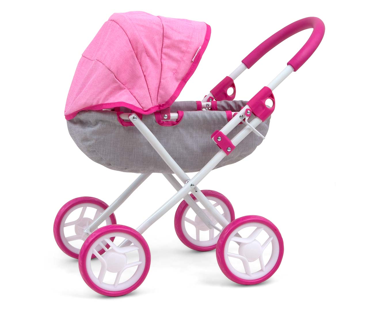 Milly Mally Wózek dla lalek Dori Prestige Pink