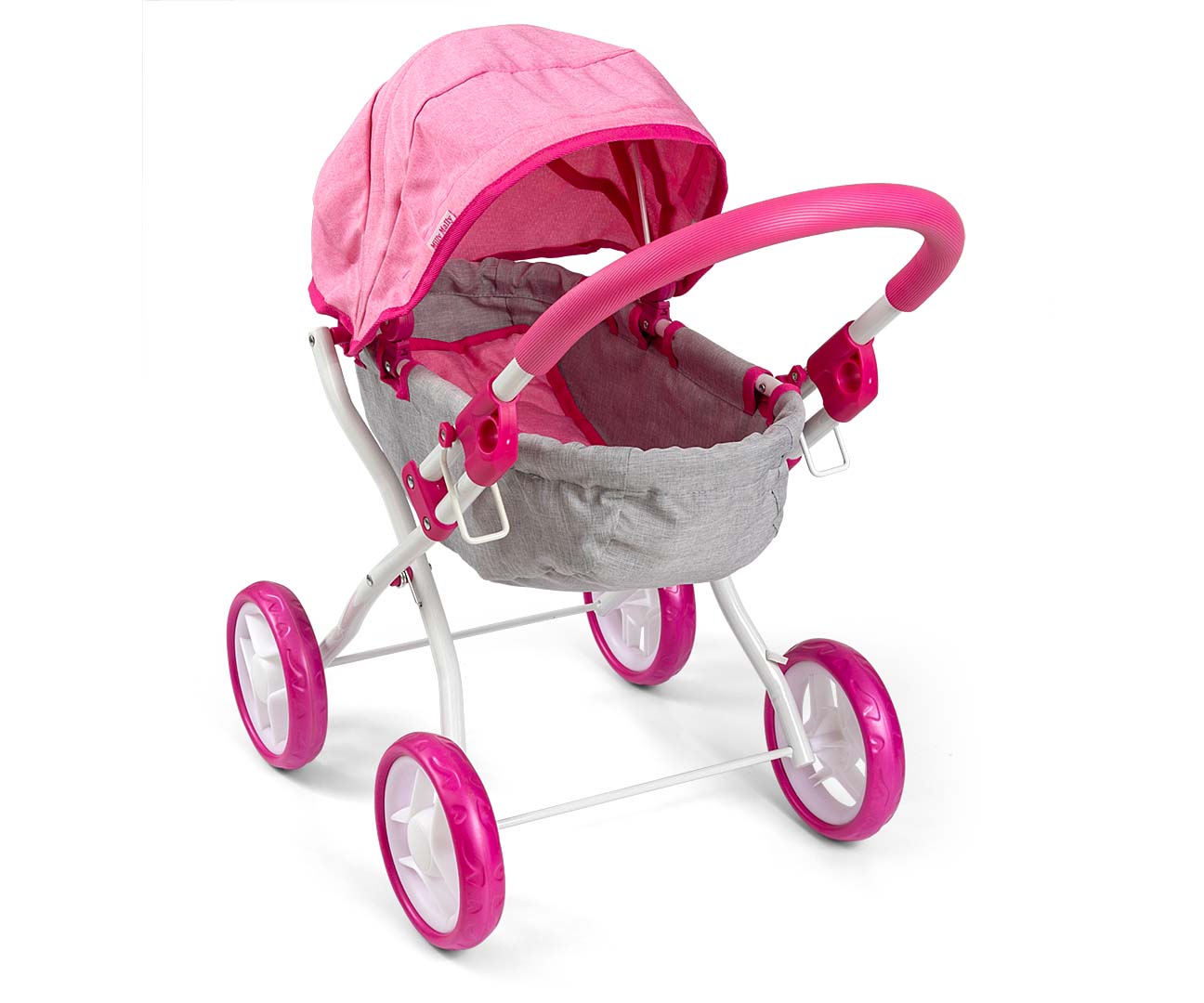 Milly Mally Wózek dla lalek Dori Prestige Pink — zdjęcie 2