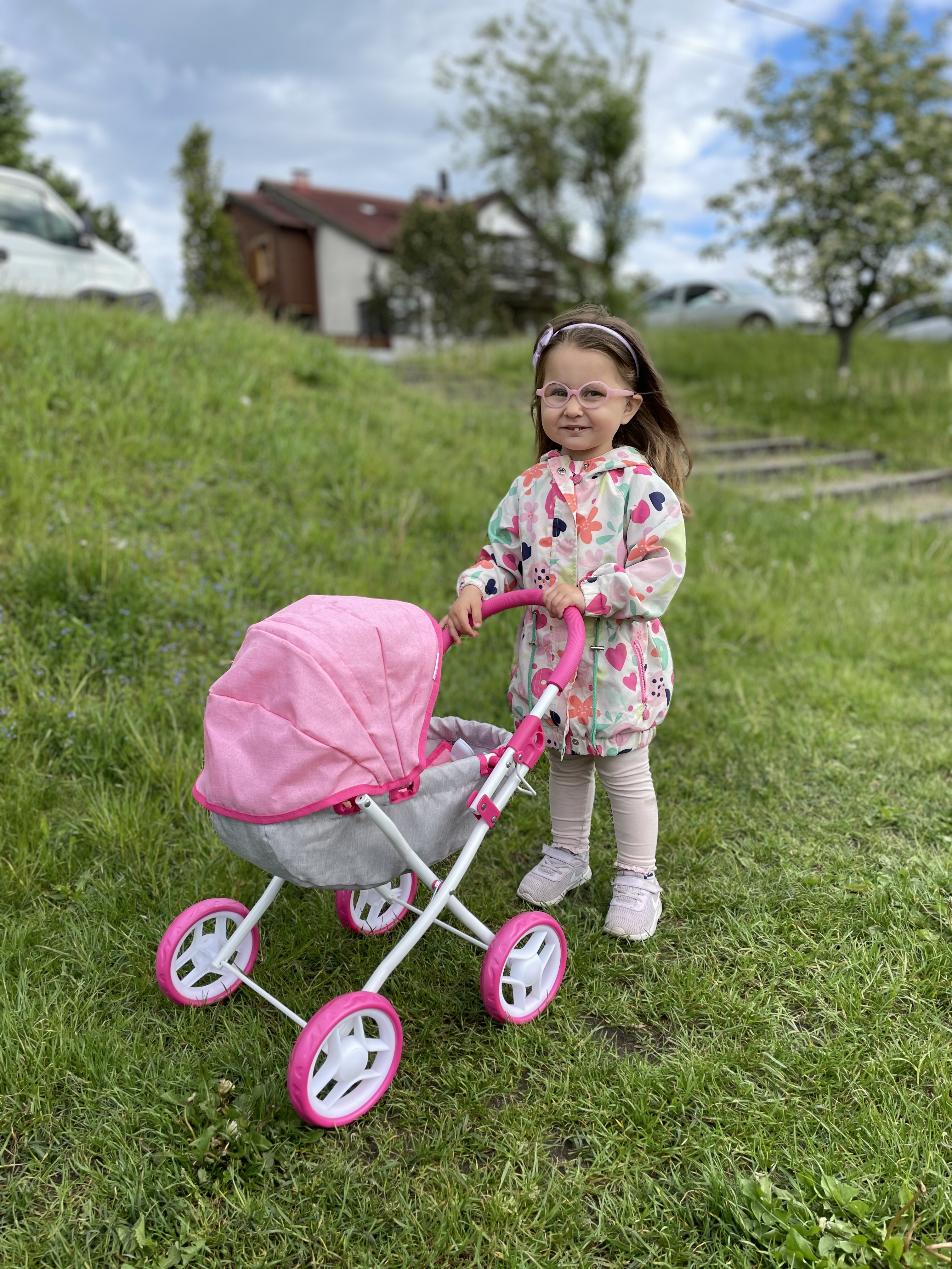 Milly Mally Wózek dla lalek Dori Prestige Pink — zdjęcie 8