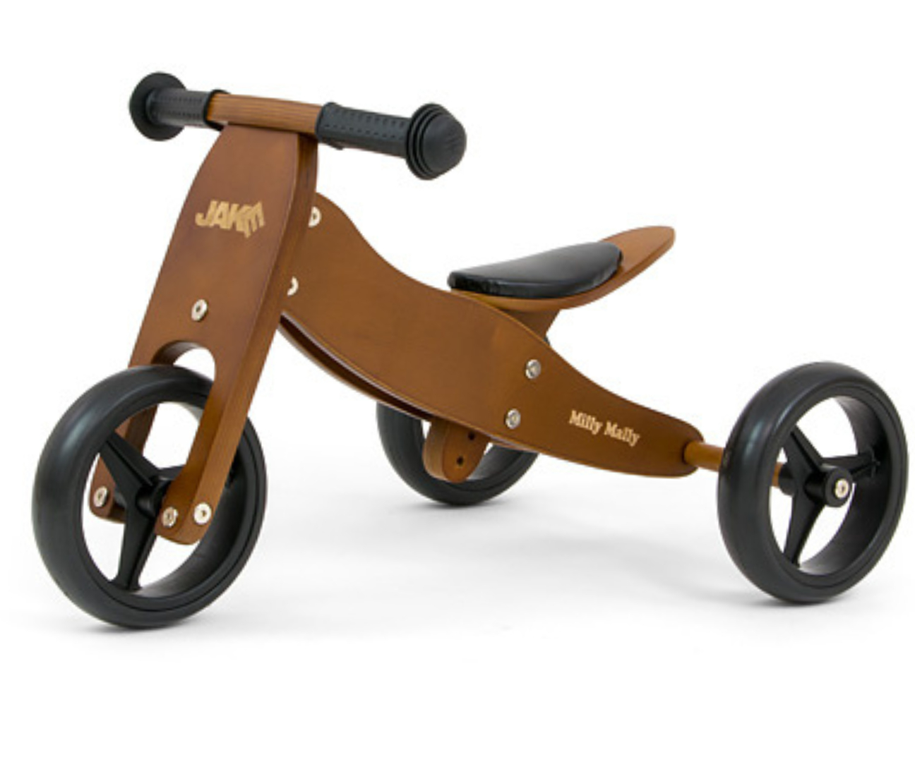 Milly Mally Ride On 2in1 Jake Dark Natural