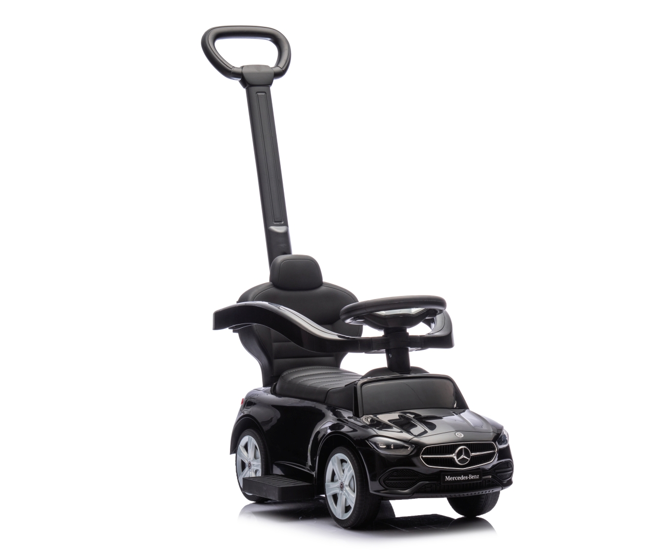 Milly Mally Pojazd z rączką MERCEDES C-Class Black — zdjęcie 4