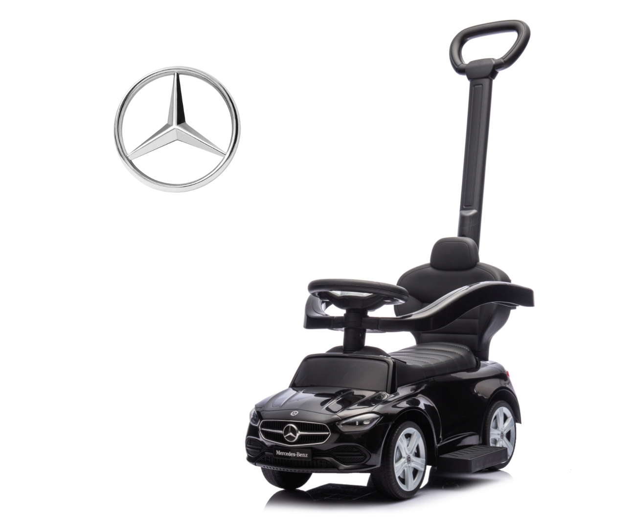 Soiduk kaepidemega MERCEDES C-klass Must
