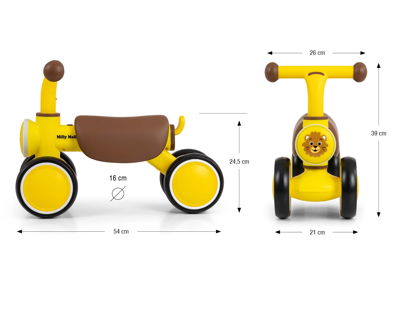 Milly Mally Pojazd York Yellow — zdjęcie 11