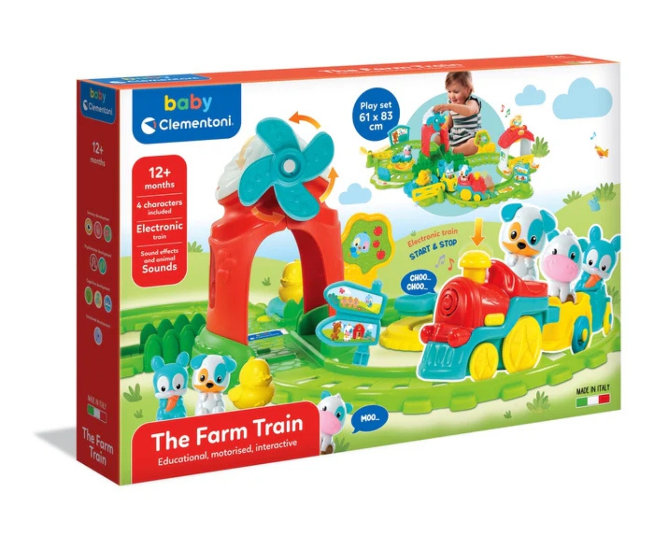 Clementoni 17391 Baby Pociąg Farmera