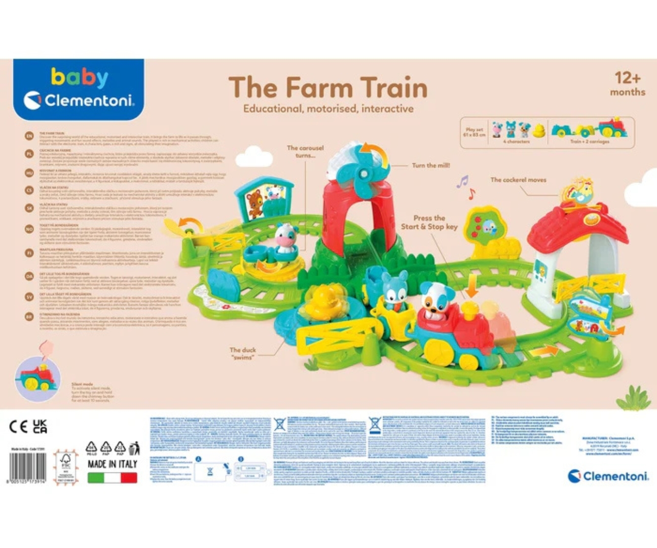 Clementoni 17391 Baby Pociąg Farmera — zdjęcie 3