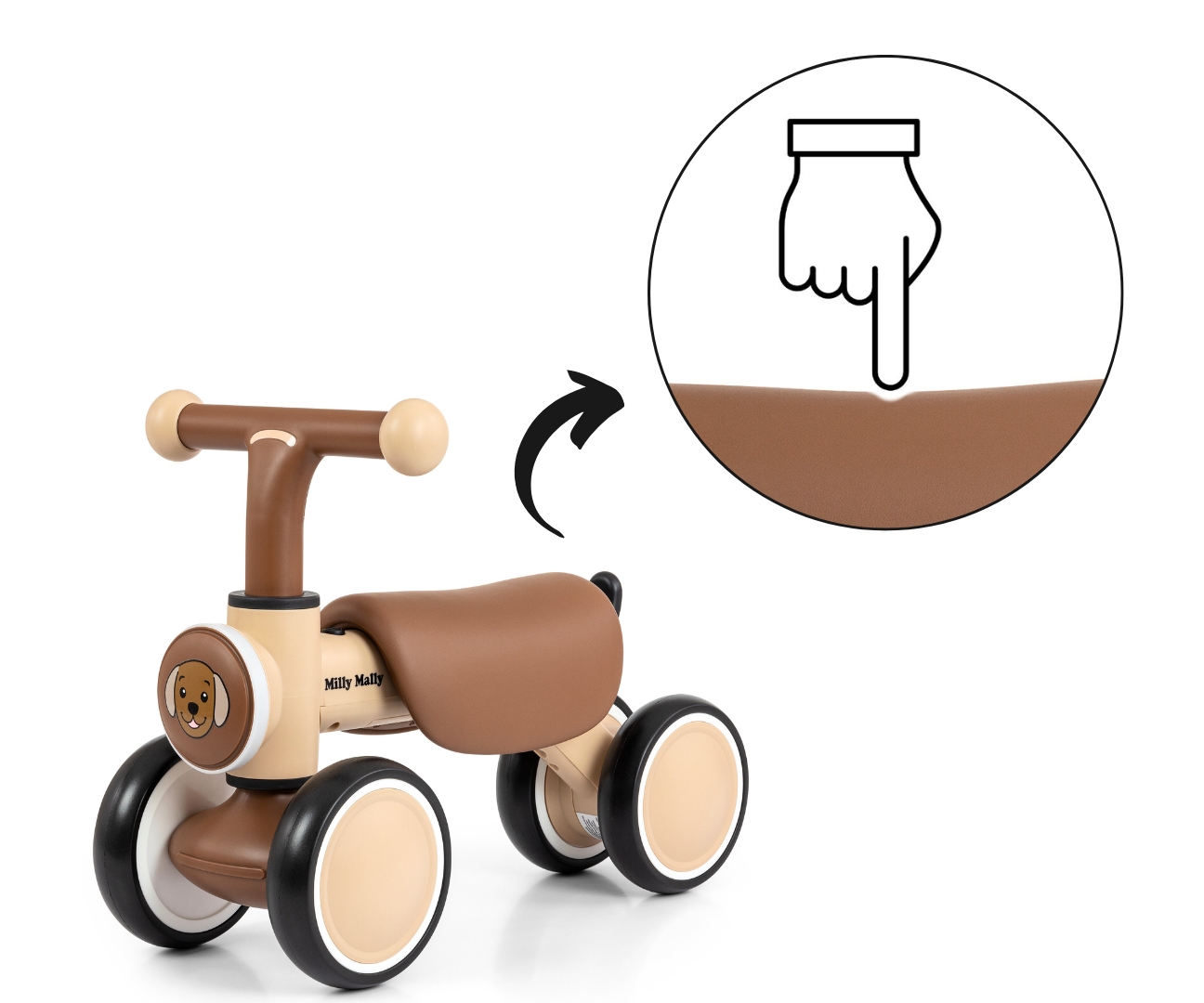 Milly Mally Pojazd York Beige — zdjęcie 10