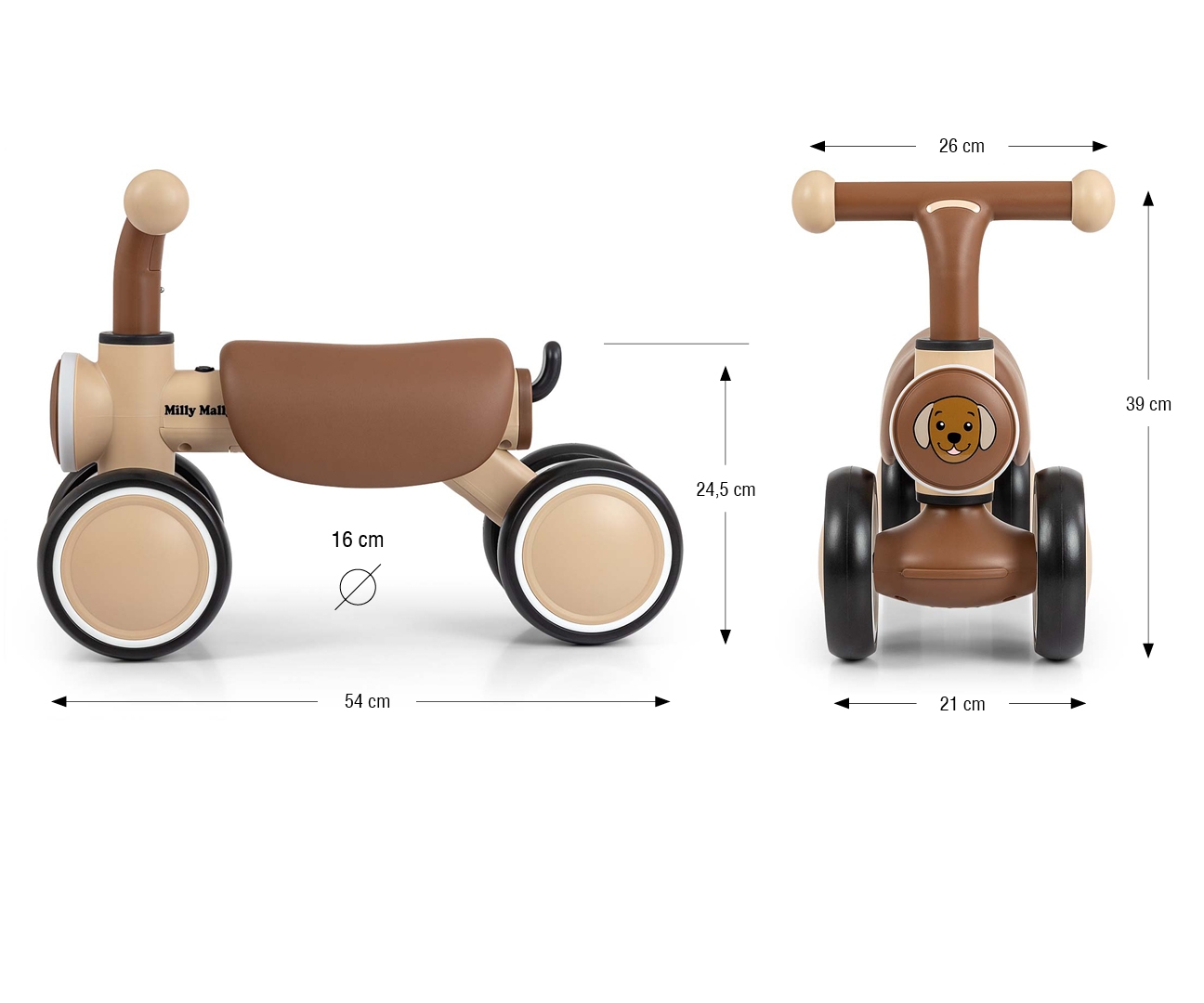 Milly Mally Pojazd York Beige — zdjęcie 12