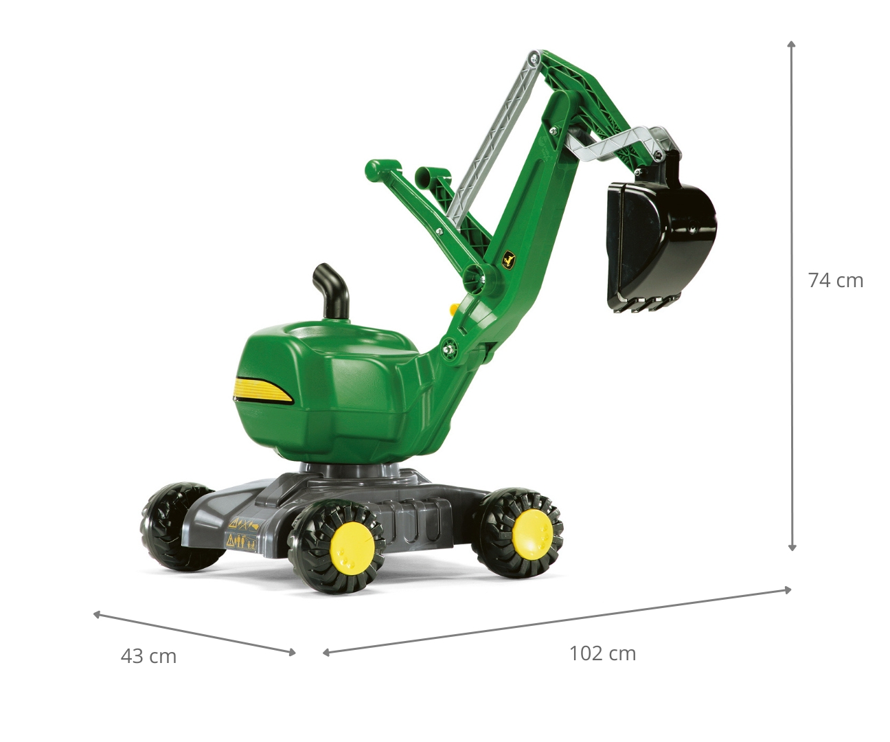 Rolly Toys 421022 Koparka Rolly-Digger John Deere — zdjęcie 8