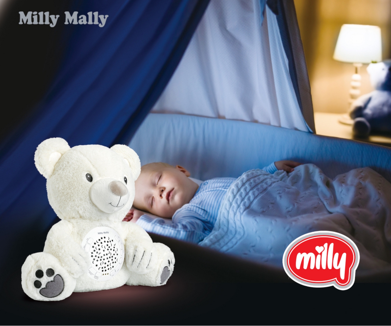 Milly Mally Zabawka pluszowa z Projektorem Milly Bear — zdjęcie 9