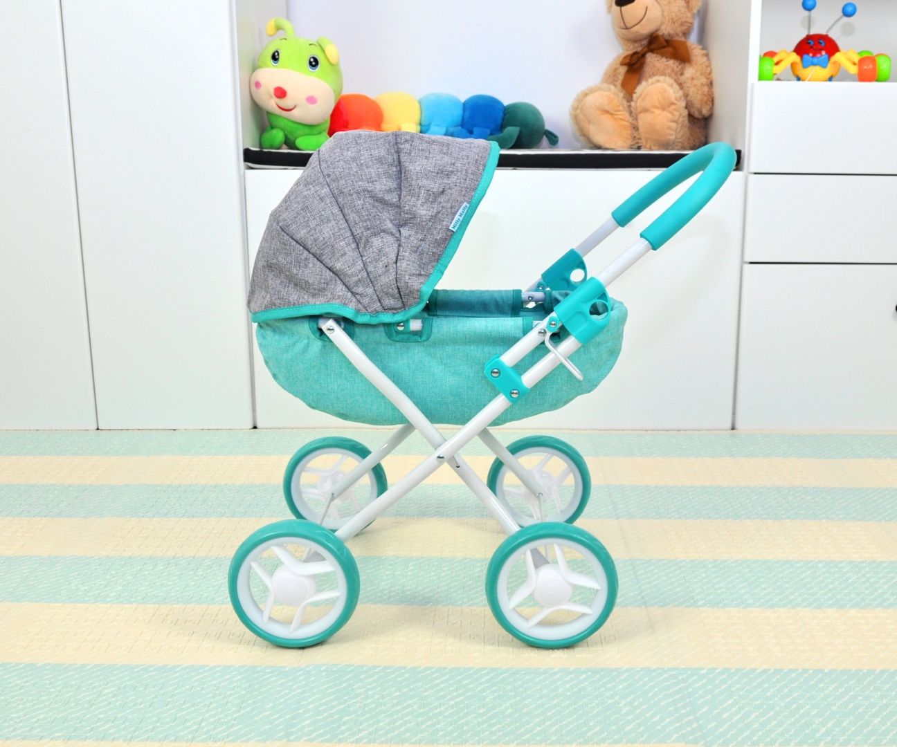 Milly Mally Wózek dla lalek Dori Prestige Mint — zdjęcie 8