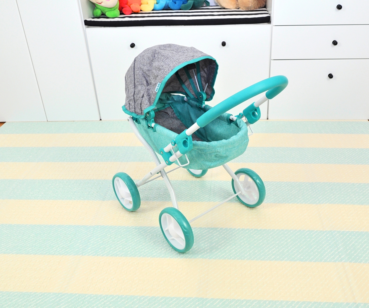 Milly Mally Wózek dla lalek Dori Prestige Mint — zdjęcie 9