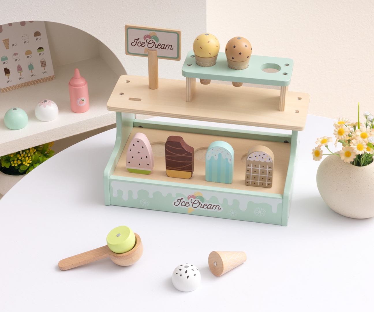 Tooky Toy TJ119 Słodka budka z lodami — zdjęcie 9