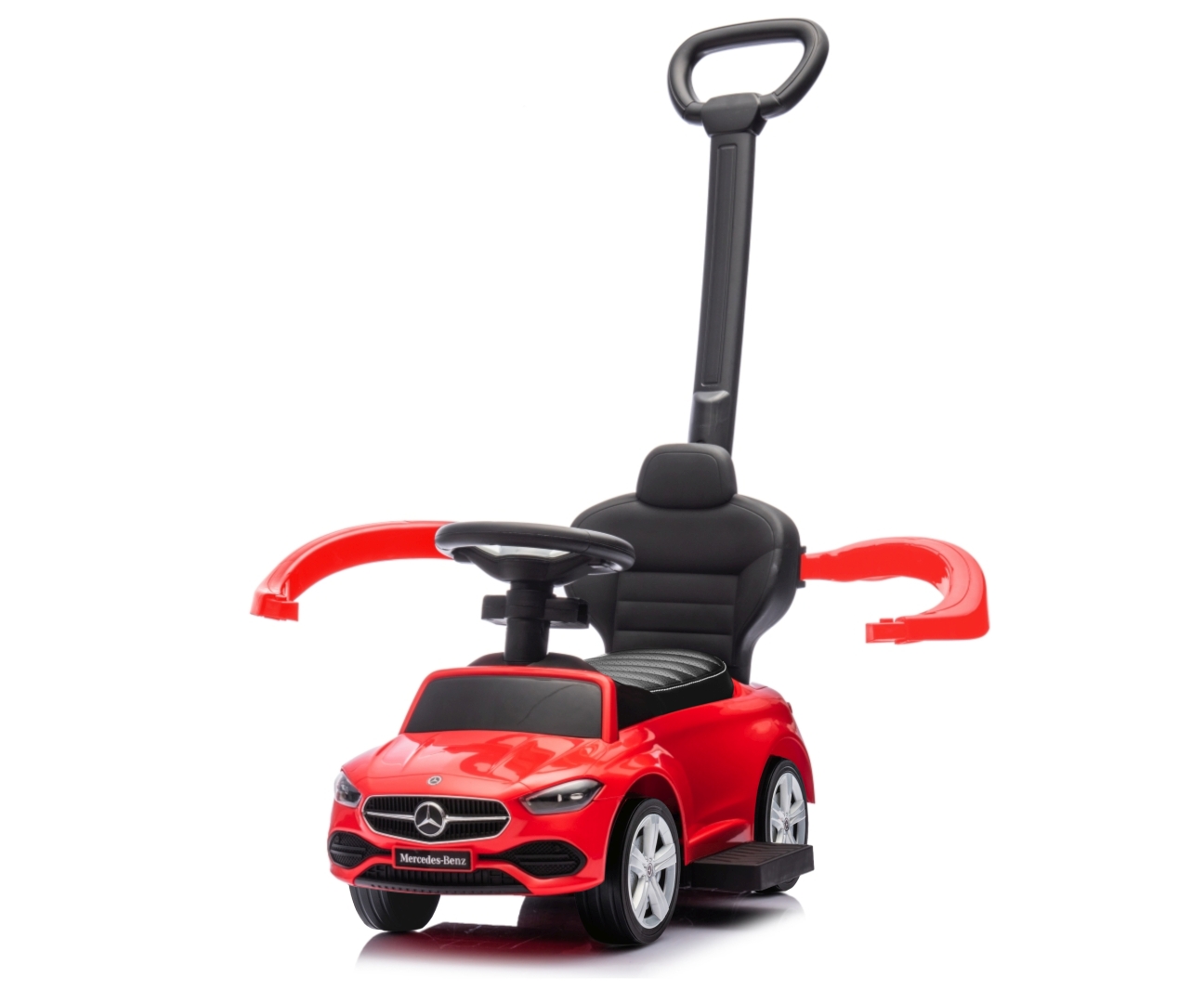 Milly Mally Pojazd z rączką MERCEDES C-Class Deluxe Red — zdjęcie 2