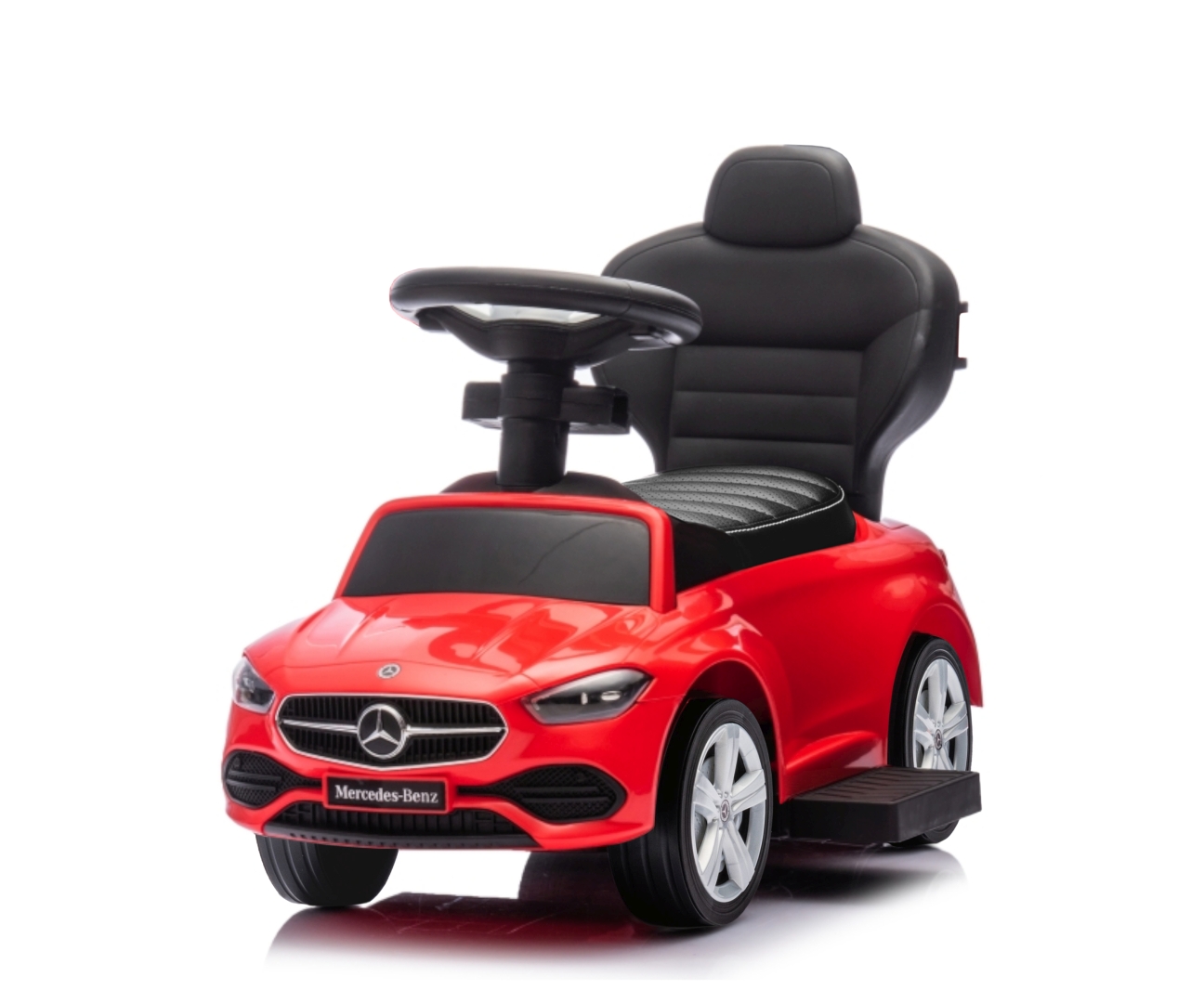Milly Mally Pojazd z rączką MERCEDES C-Class Deluxe Red — zdjęcie 3