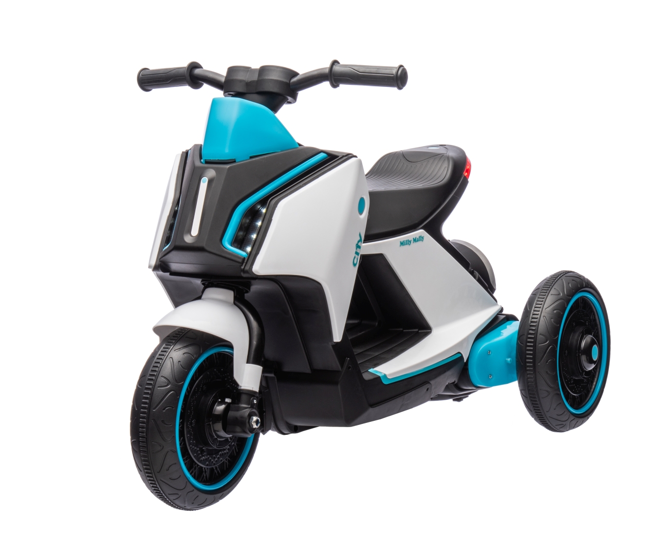 Akutoitega soiduk City White roller