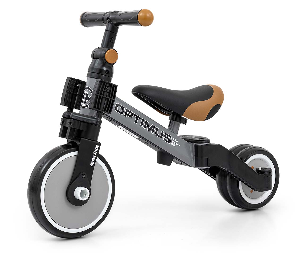 Milly Mally Rowerek 3w1 Optimus Grey — zdjęcie 5