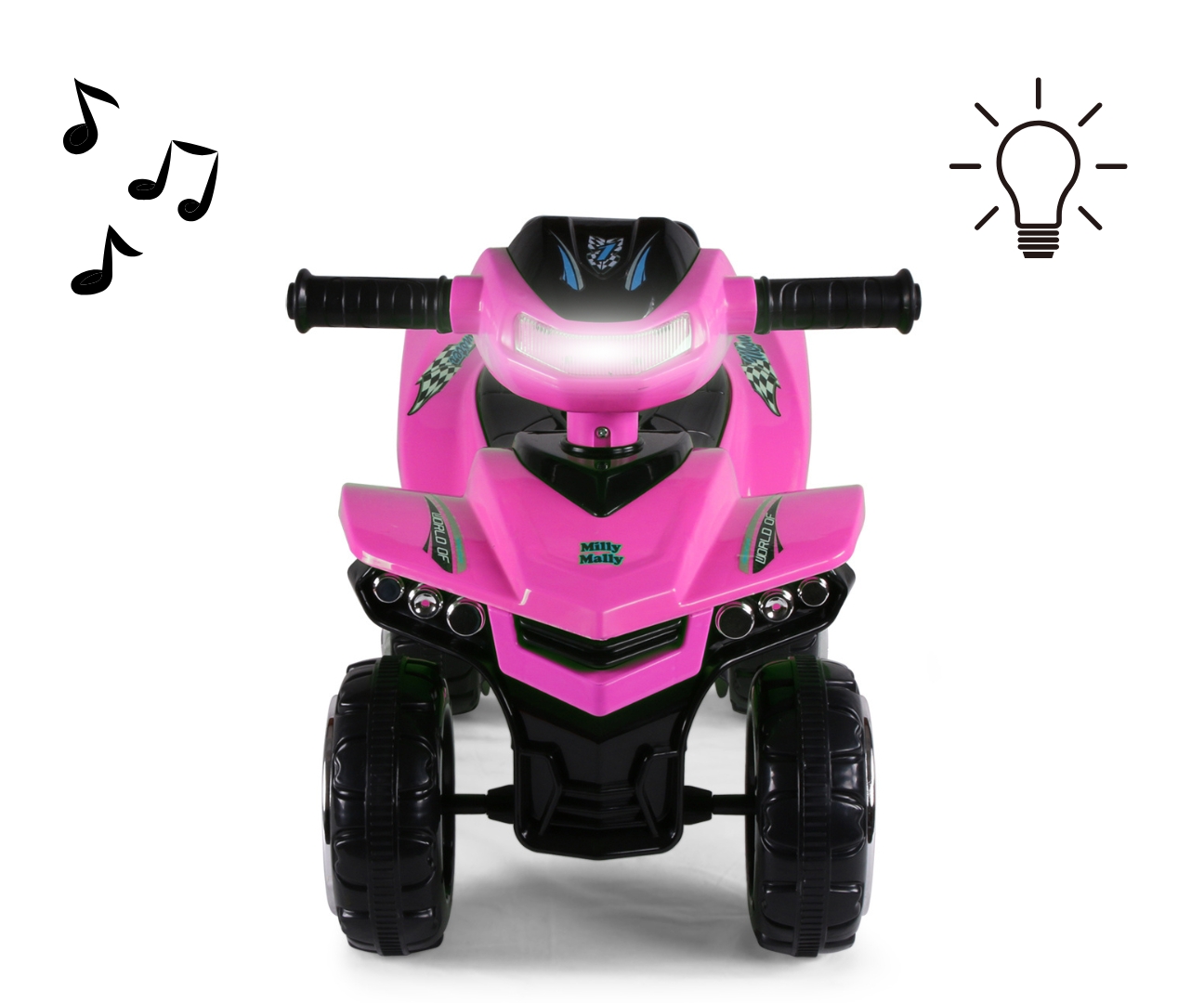 Milly Mally Pojazd Monster Black Pink — zdjęcie 8