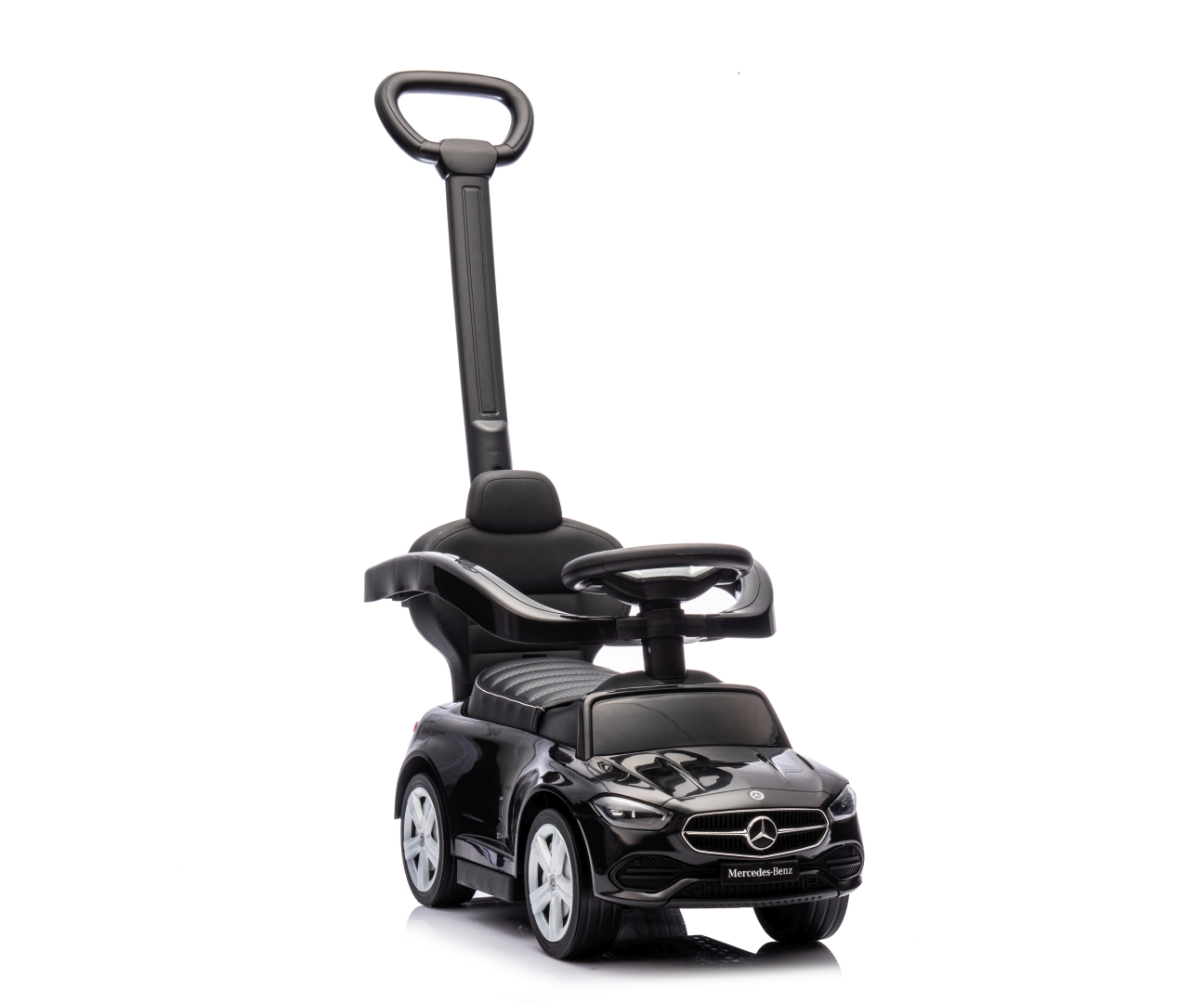 Milly Mally Pojazd z rączką MERCEDES C-Class Deluxe Black — zdjęcie 3