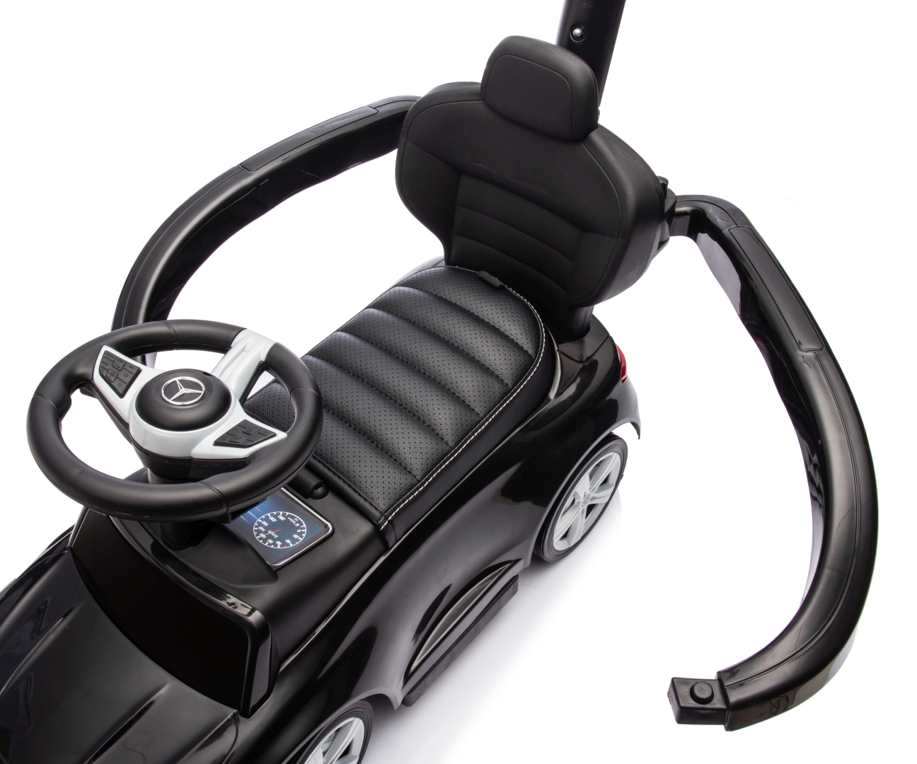 Milly Mally Pojazd z rączką MERCEDES C-Class Deluxe Black — zdjęcie 8