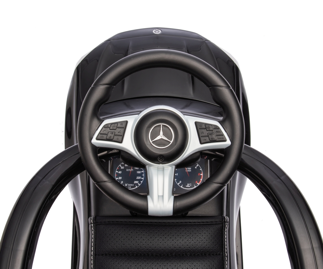 Milly Mally Pojazd z rączką MERCEDES C-Class Deluxe Black — zdjęcie 10