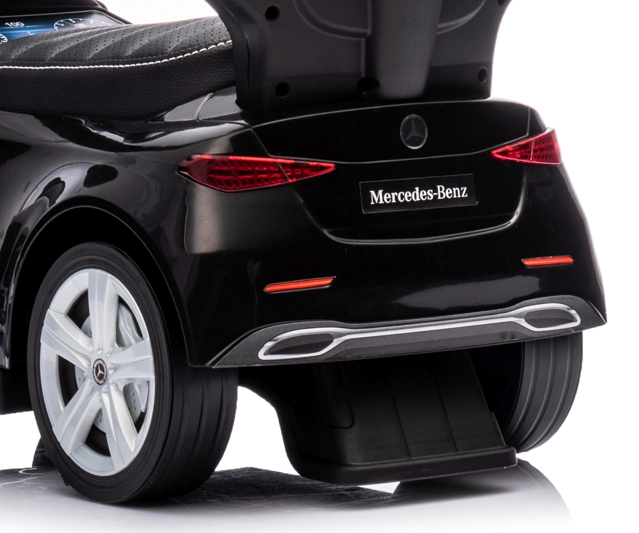 Milly Mally Pojazd z rączką MERCEDES C-Class Deluxe Black — zdjęcie 13